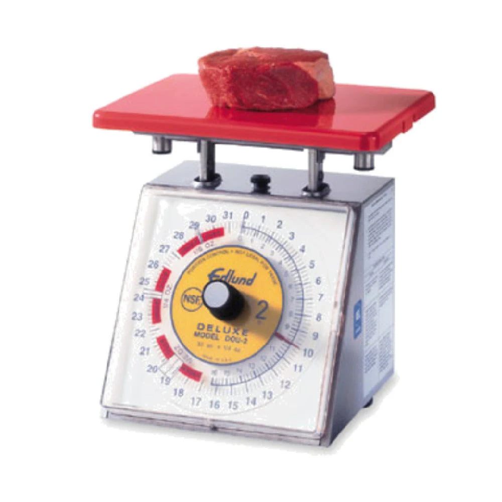 Edlund DOU-2 32 Oz Portion Dial Scale Dishwasher Safe Counter Model Stainless Steel