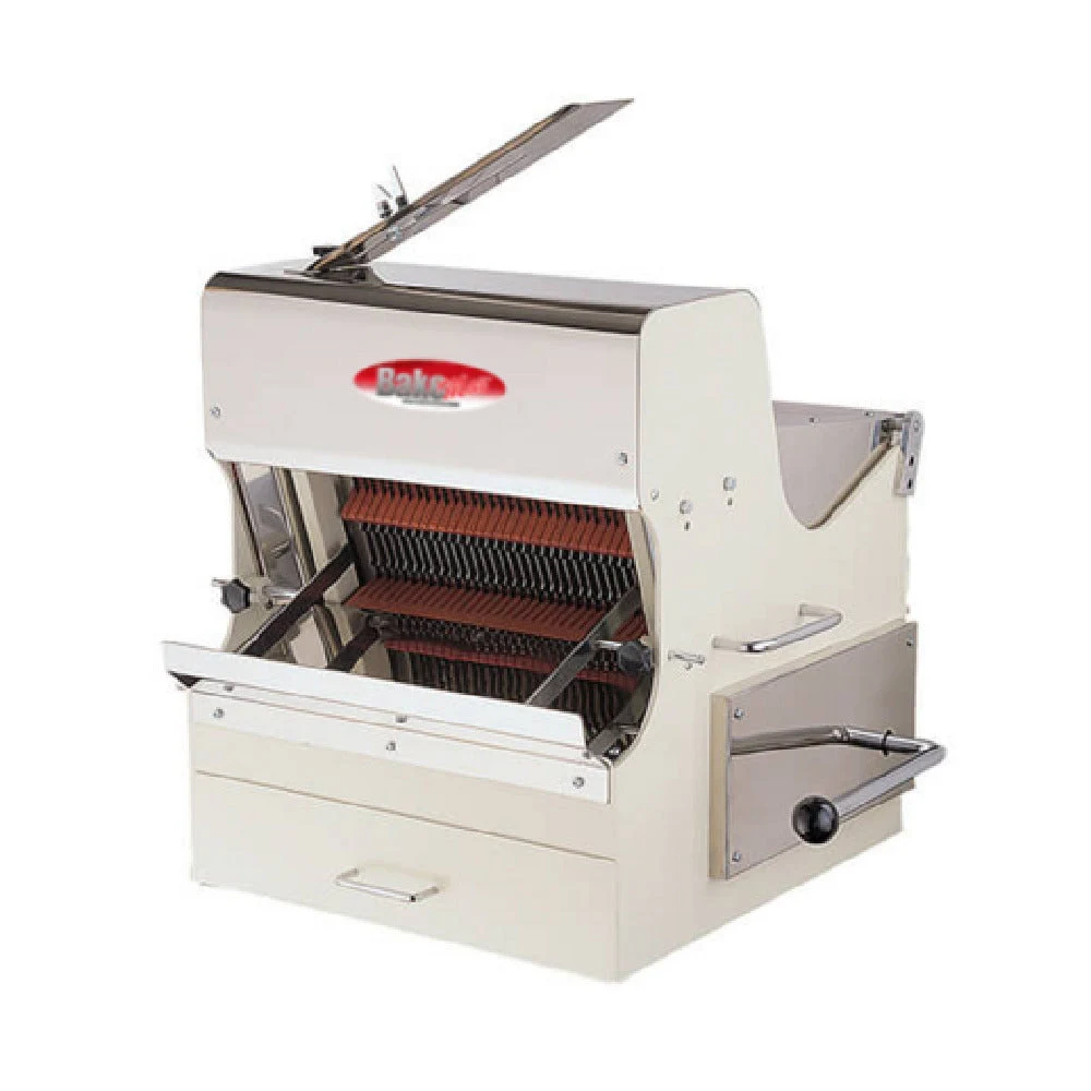 BakeMax BMSS001 15 Inch Max Length Manual Controls Bread Slicer Countertop