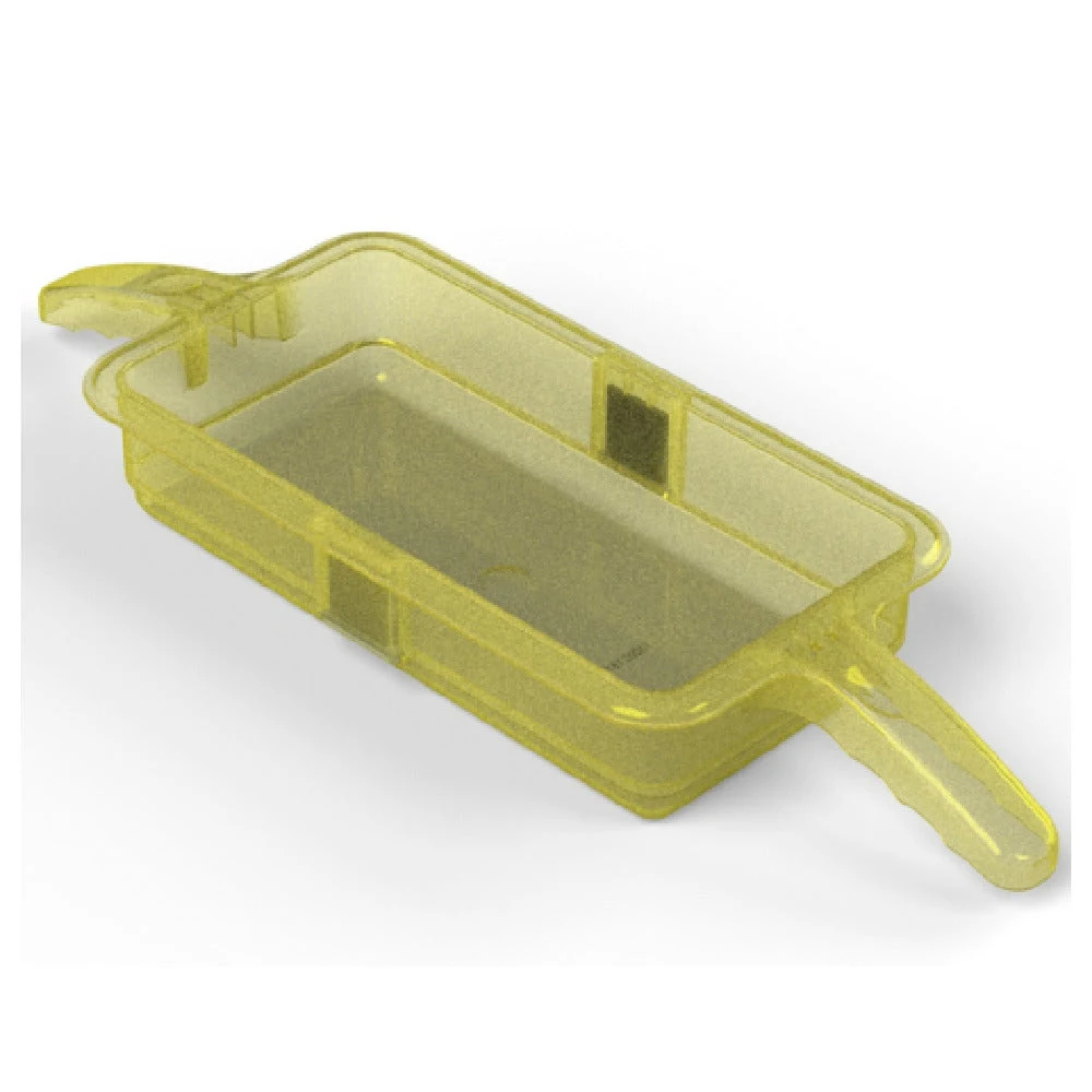 Merco 130152480 7 Inch RFID Plastic Tray with Double Handles for Holding Cabinets