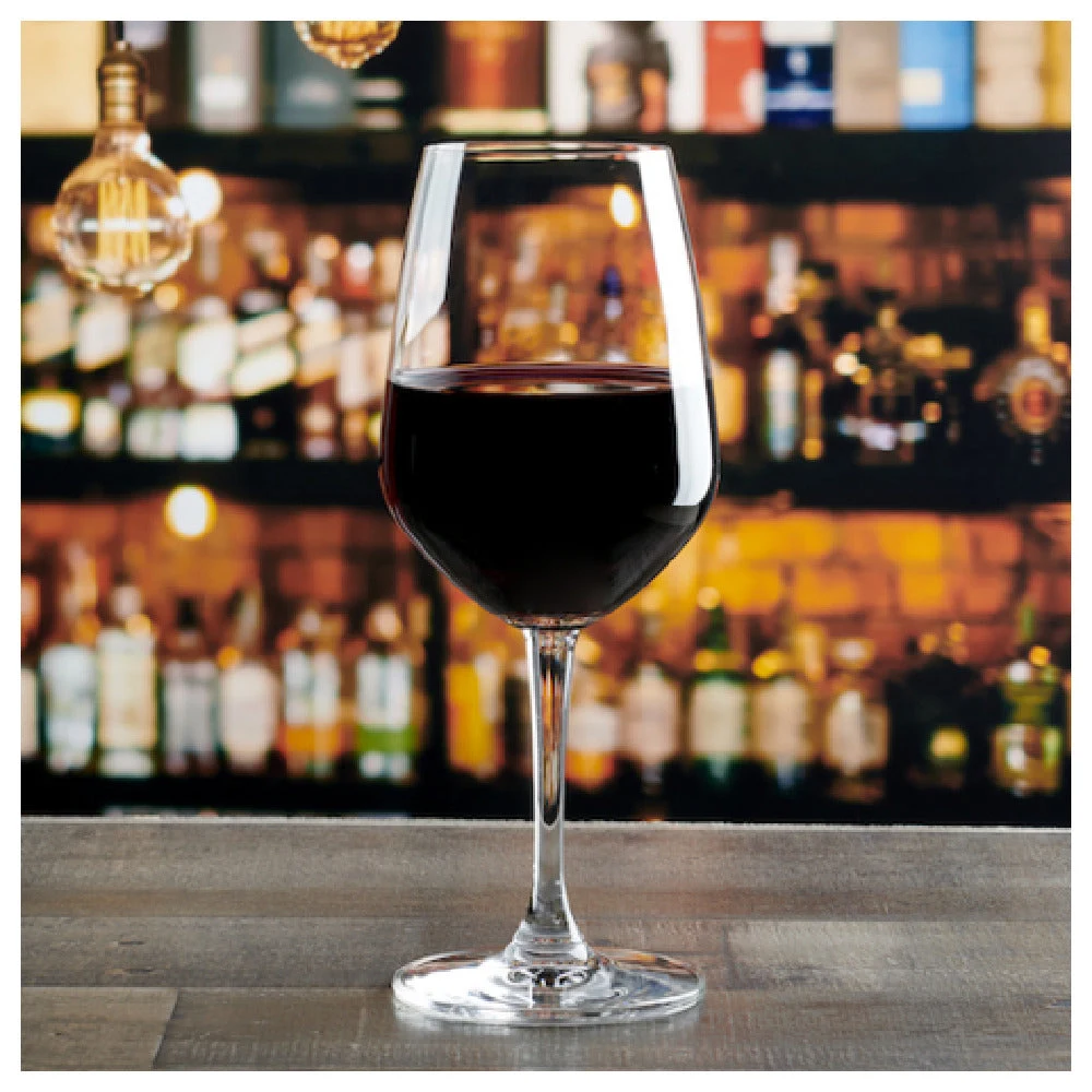 Buccaneer Container Corp 14065-DECO 16 Oz All Purpose Wine Clear Glass 24 Packs