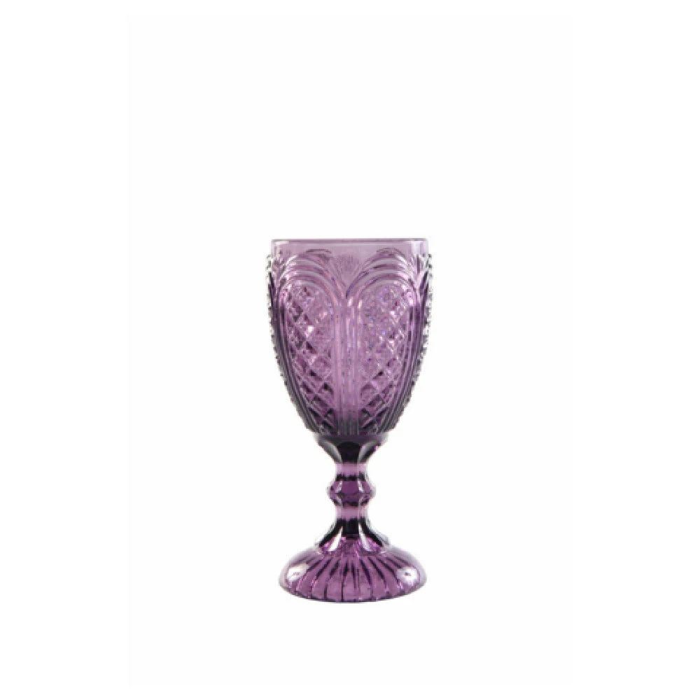 Fortessa RRPG.CARPUR.03 11 Oz Goblet Amethyst Glass for Beverage Service