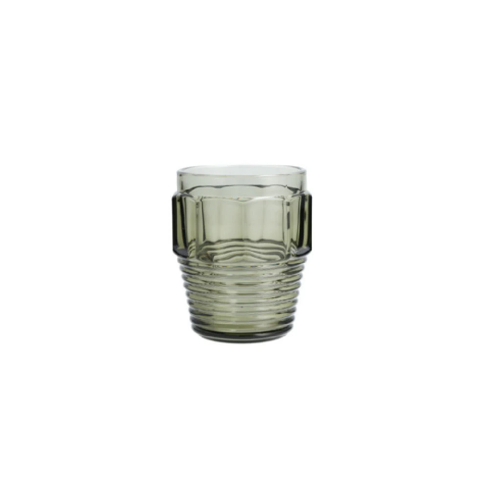Fortessa DV.BOLT.02 11 Oz Old Fashioned Glass Smoke Gray Dishwasher Safe