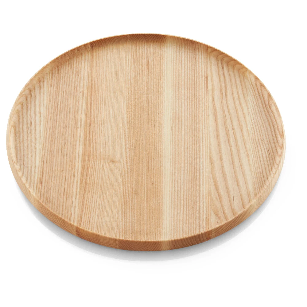 BauscherHepp 53.0142.0435 13 Inch Tray Round Wood Ashwood Serving Display