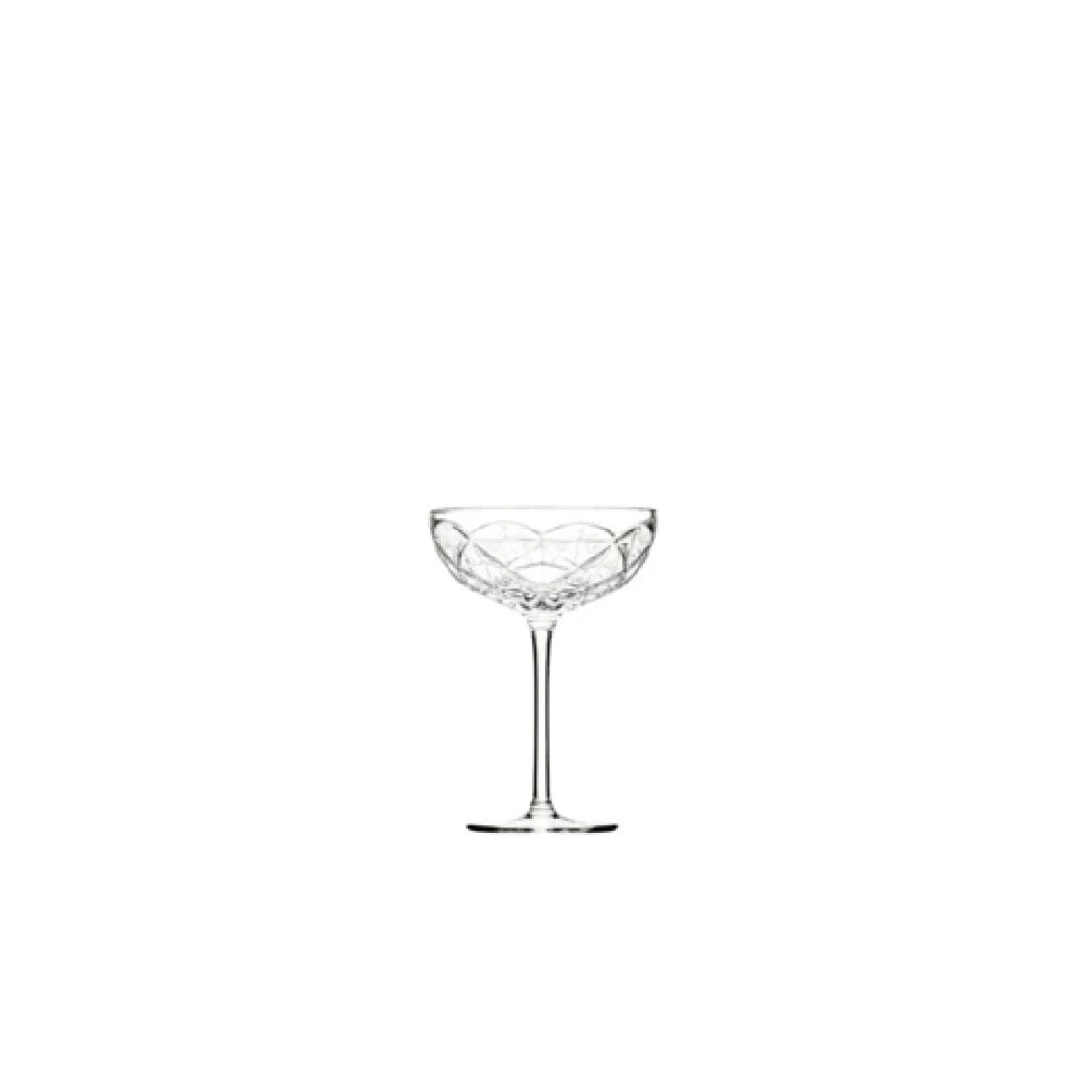 Hospitality Brands HG27431-012 8 Oz Lead-free Crystal Coupe Glass Handmade