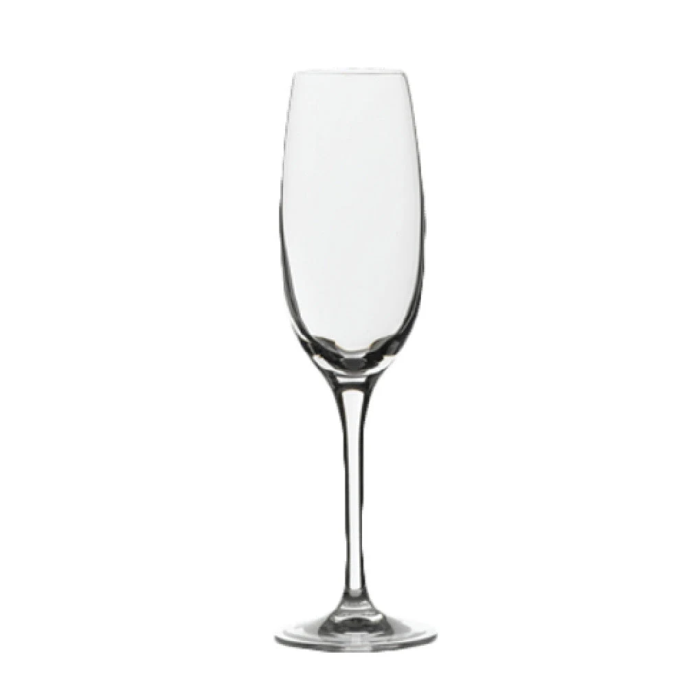 Steelite 4807R235 5.0 Oz Crystal Champagne Flute with Special Rim Treatment