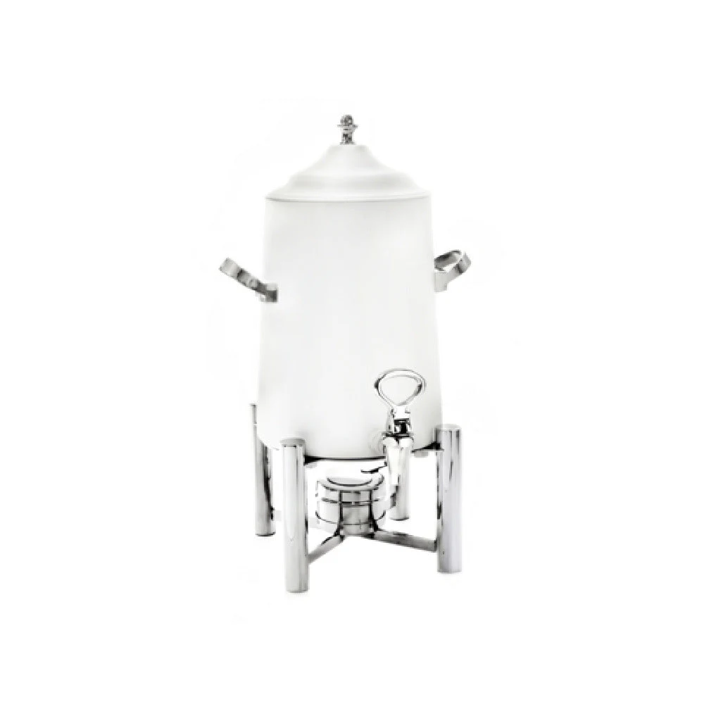 Steelite DW43WWTSS 3 Gal Coffee Chafer Urn with Stainless Steel White Finish