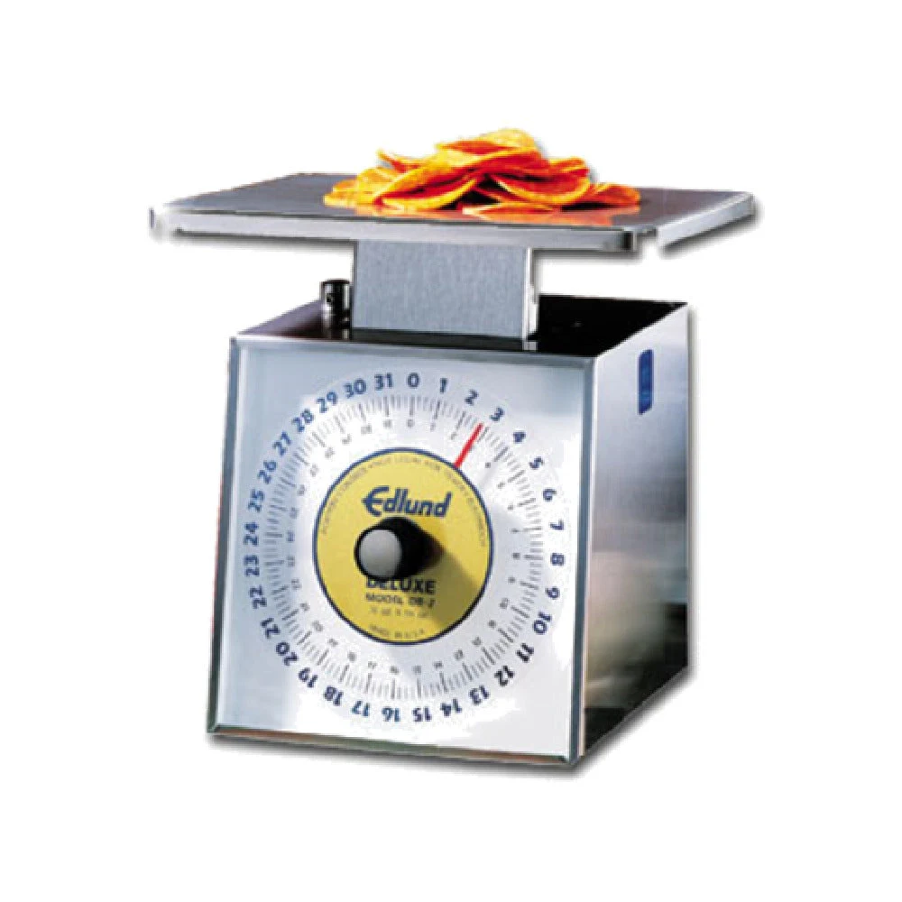 Edlund SR-5 OP 5 lbs Portion Dial Type Stainless Steel Scale Dishwasher Safe