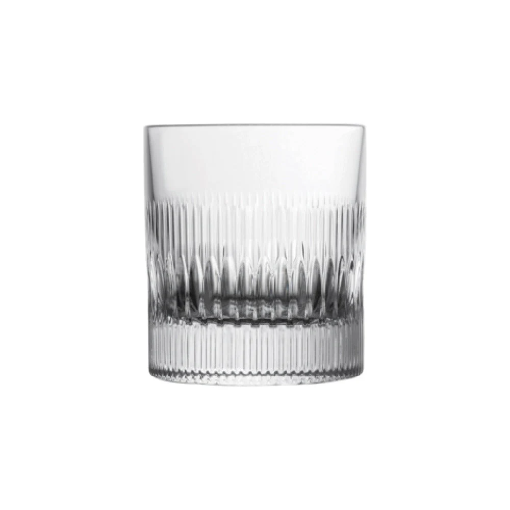 Steelite 680RCR396 9.75 Oz Cut DOF Glass EcoCrystal Lead Free Crystal Clear