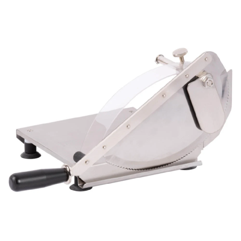 Louis Tellier 703SX 9.8 Inch Bread Slicer with Base and Stop Stainless Steel