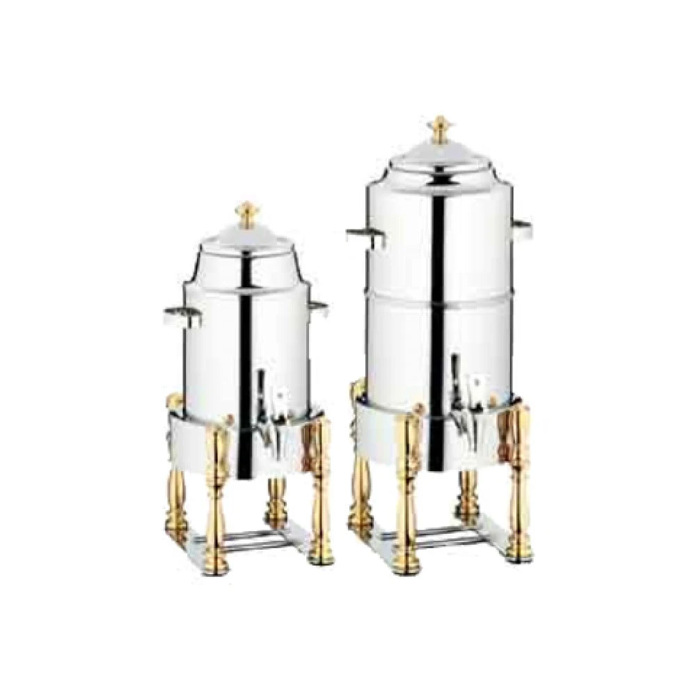 BauscherHepp 06.1521.6210 338 Oz Electric Coffee Urn with Gold-Plated Finish Stainless Steel