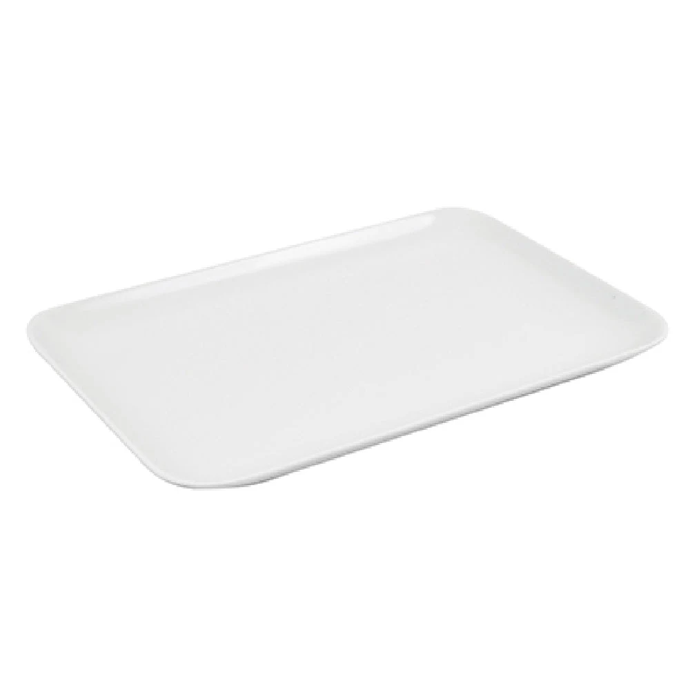 BauscherHepp T124 6.3 Inch Rectangular Tray Dishwasher Safe Melamine White