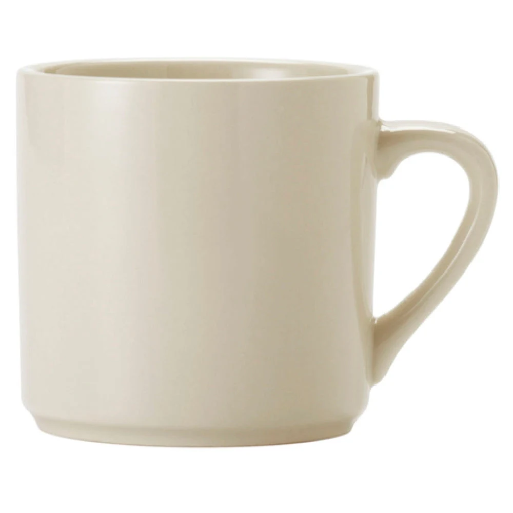 Libbey 740-901-141 14 Oz Cream White Porcelain Round Mug - 36 Packs