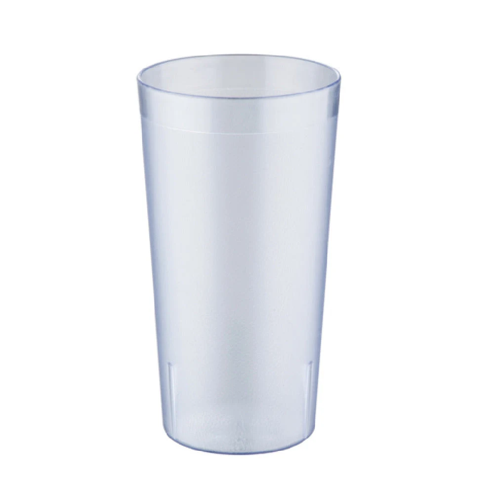 CAC China BVPT-32BL 32 Oz Blue Pebbled Durable Plastic Tumbler with Bottom Lugs