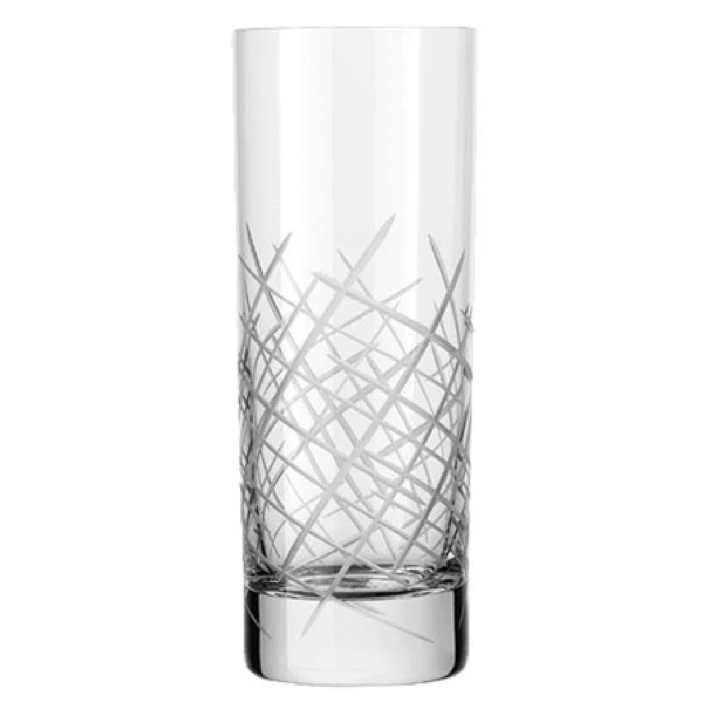 Libbey 9038/69477 12 Oz Crosshatch Beverage Glass Dishwasher Safe Glass