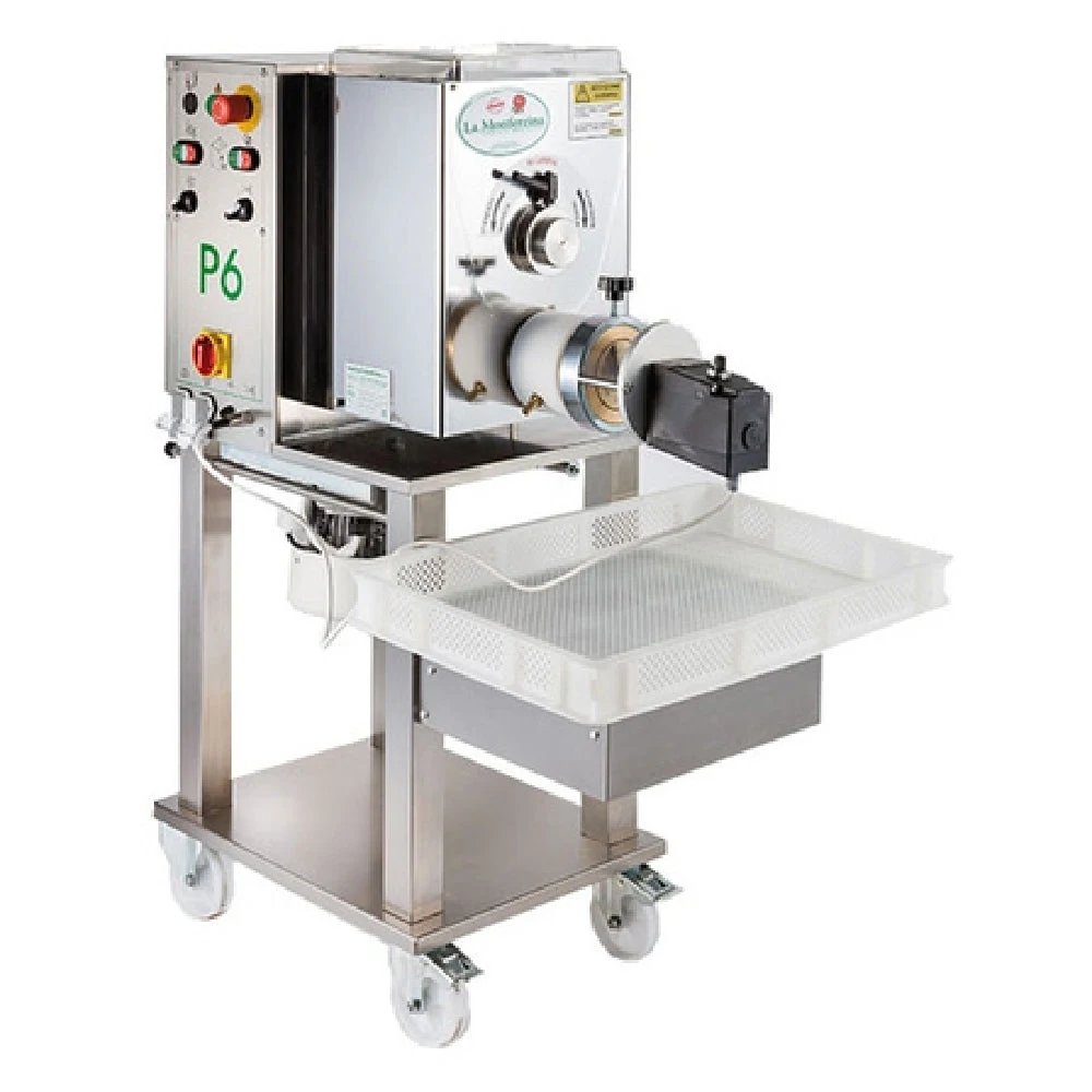 Alfa P6 Pasta Extruder Floor Model Produces 7 Lbs Per Batch Stainless Steel