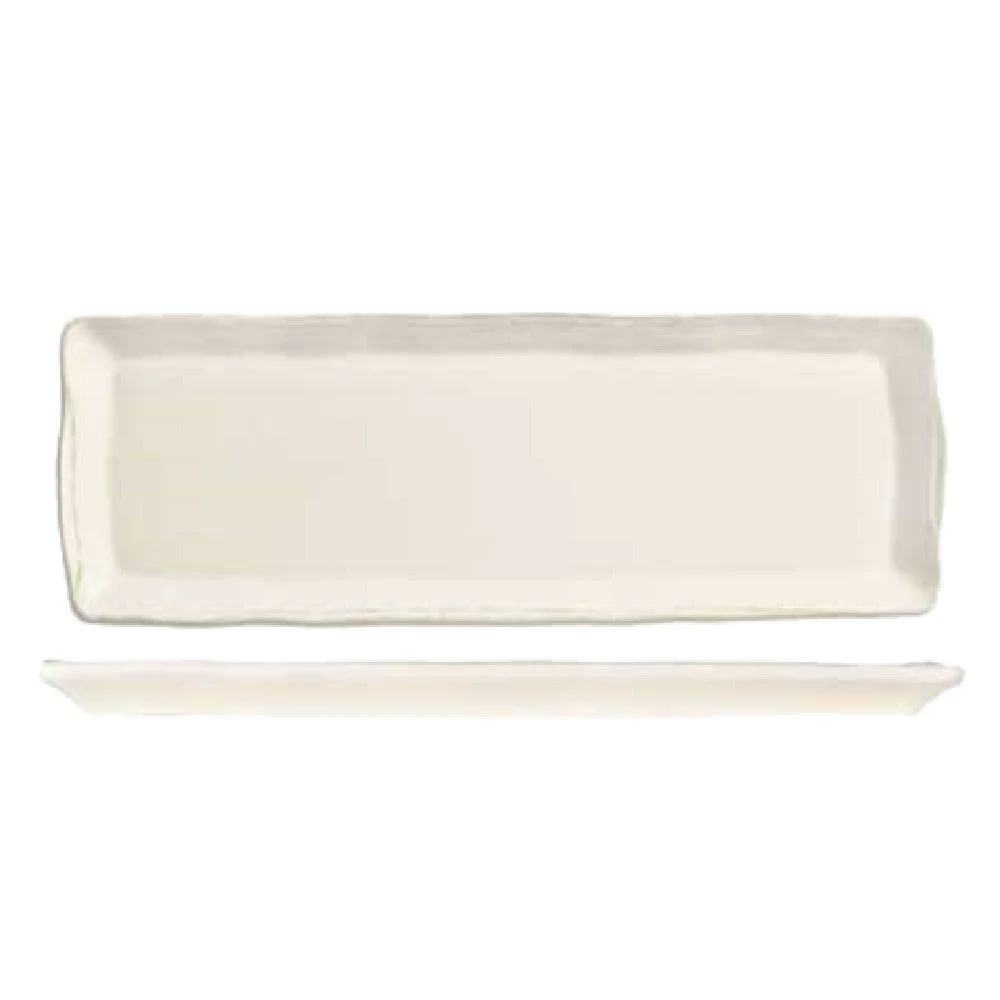 Libbey FH-529 16 Inch Tray Glazed Scratch Resistant Porcelain Cream White