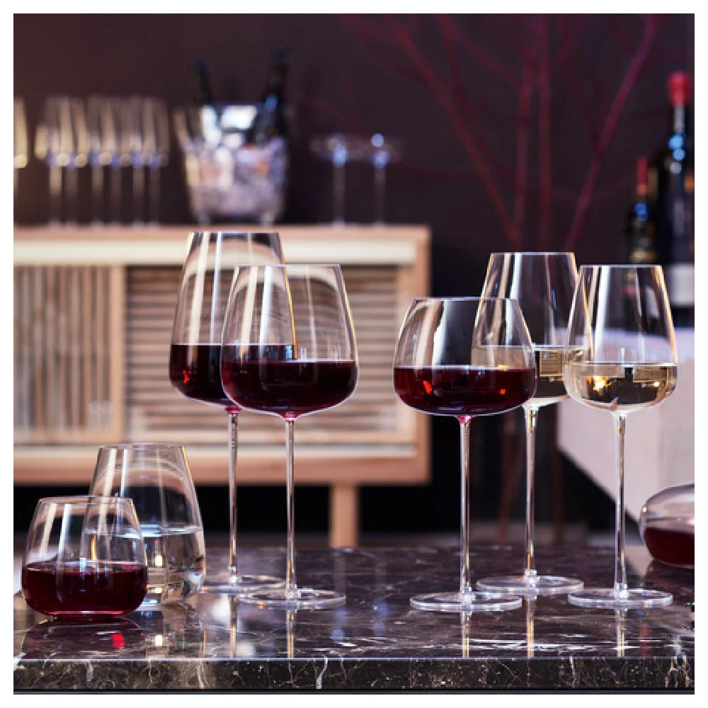 Hospitality Brands HGLWU05-002 27 oz Red Wine Glass Handmade Ultra Fine Crystal