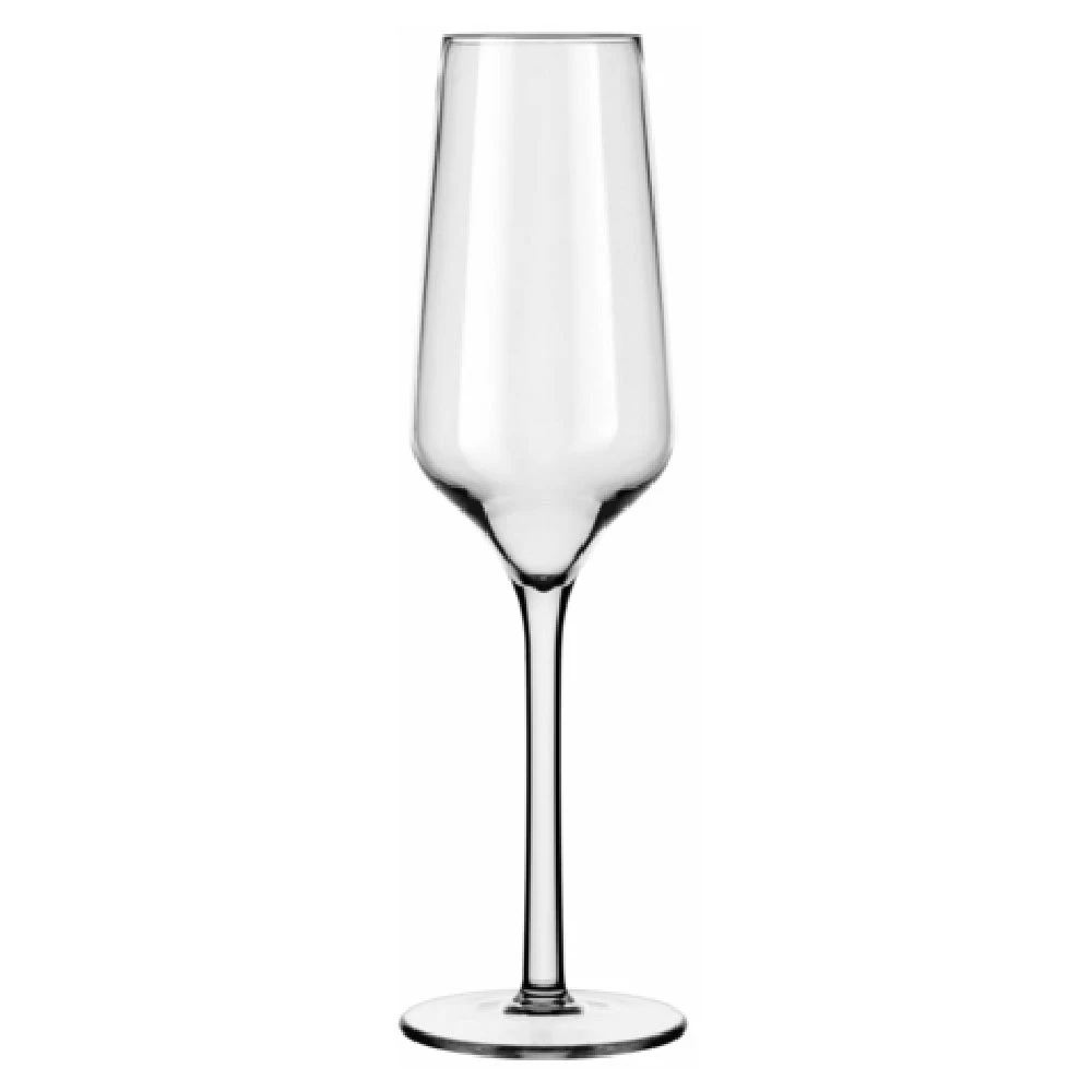 Libbey 92451 Flute Glass 8-1/2 Oz Impact and Shatter Resistant Clear Plastic
