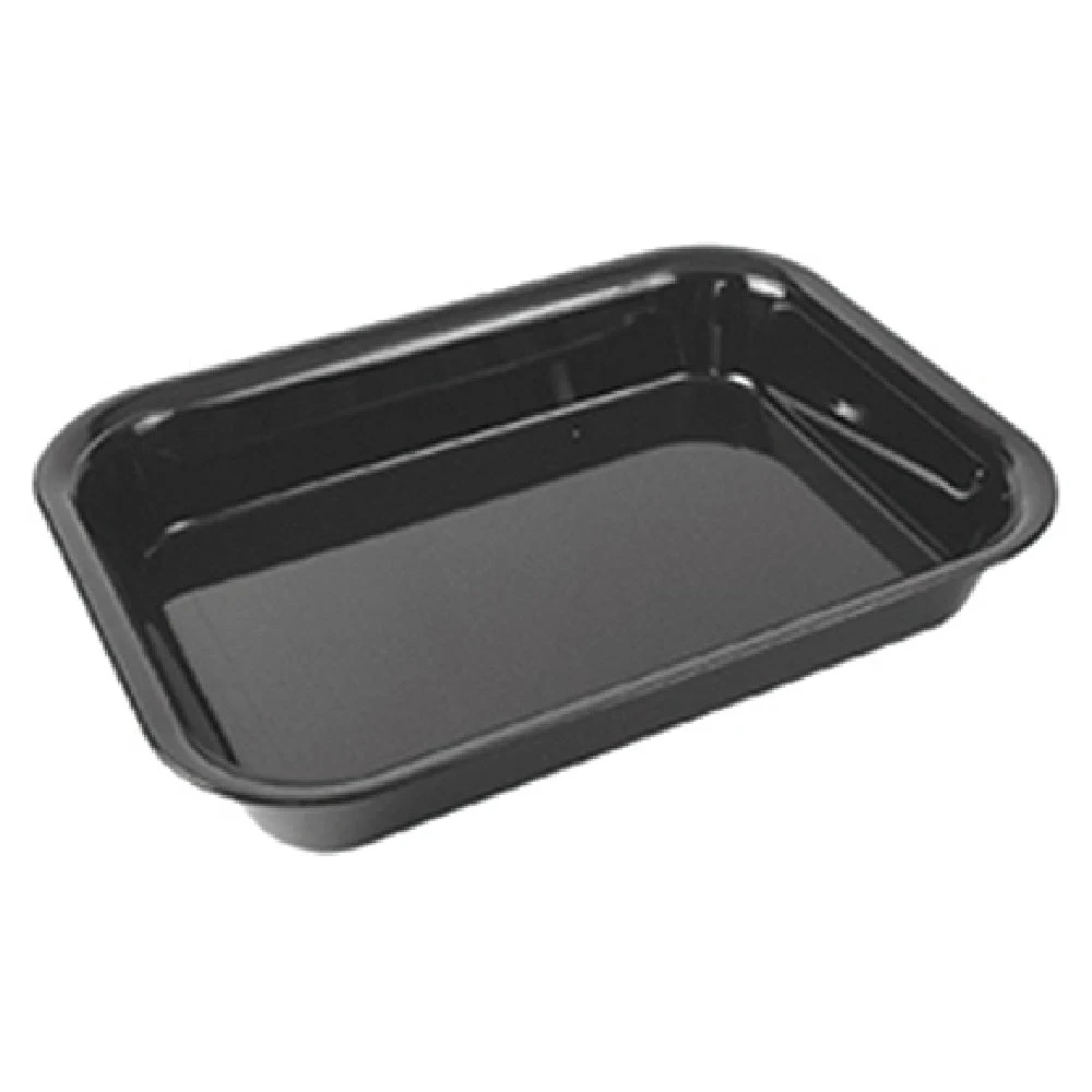 BauscherHepp TB610 11-4/5 Inch Rectangular Essential Tray SAN Black