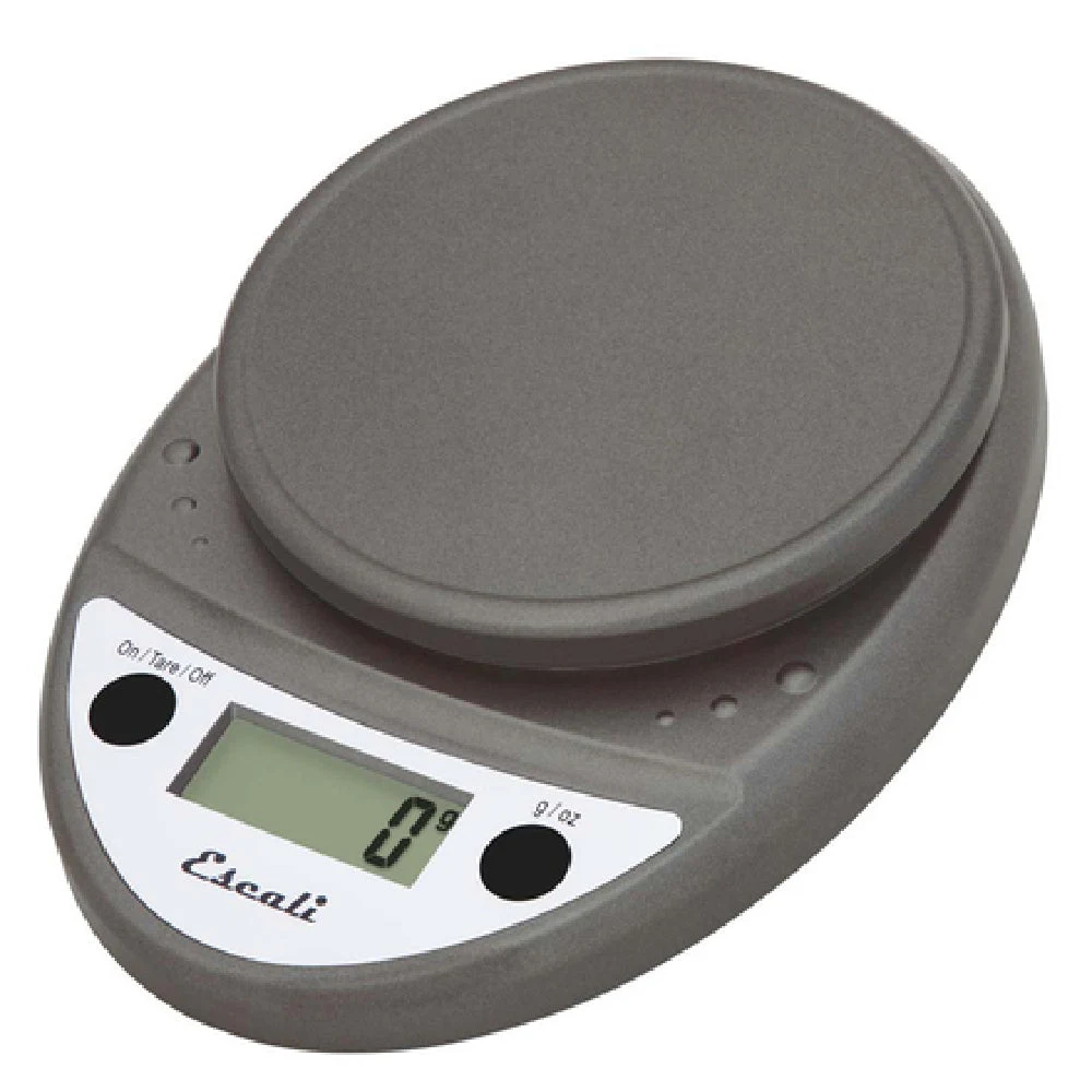 Carlisle SCDG11M 6 Inch Round Digital Scale 11 lb x 0.1 oz Plastic with Tare