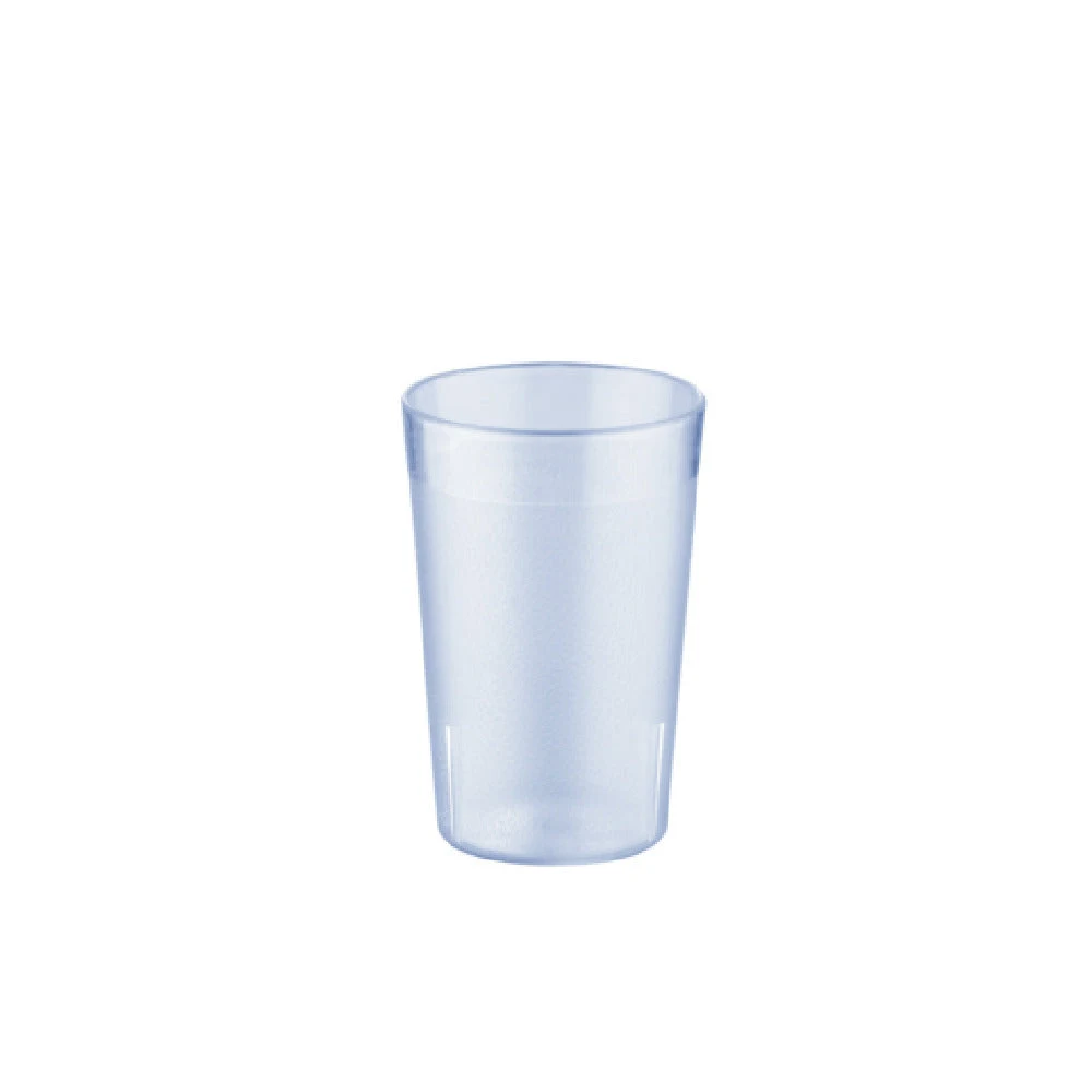 CAC China BVPT-08BL 8 Oz Tumbler Plastic Pebbled Blue BPA Free 6 Dozen Cases