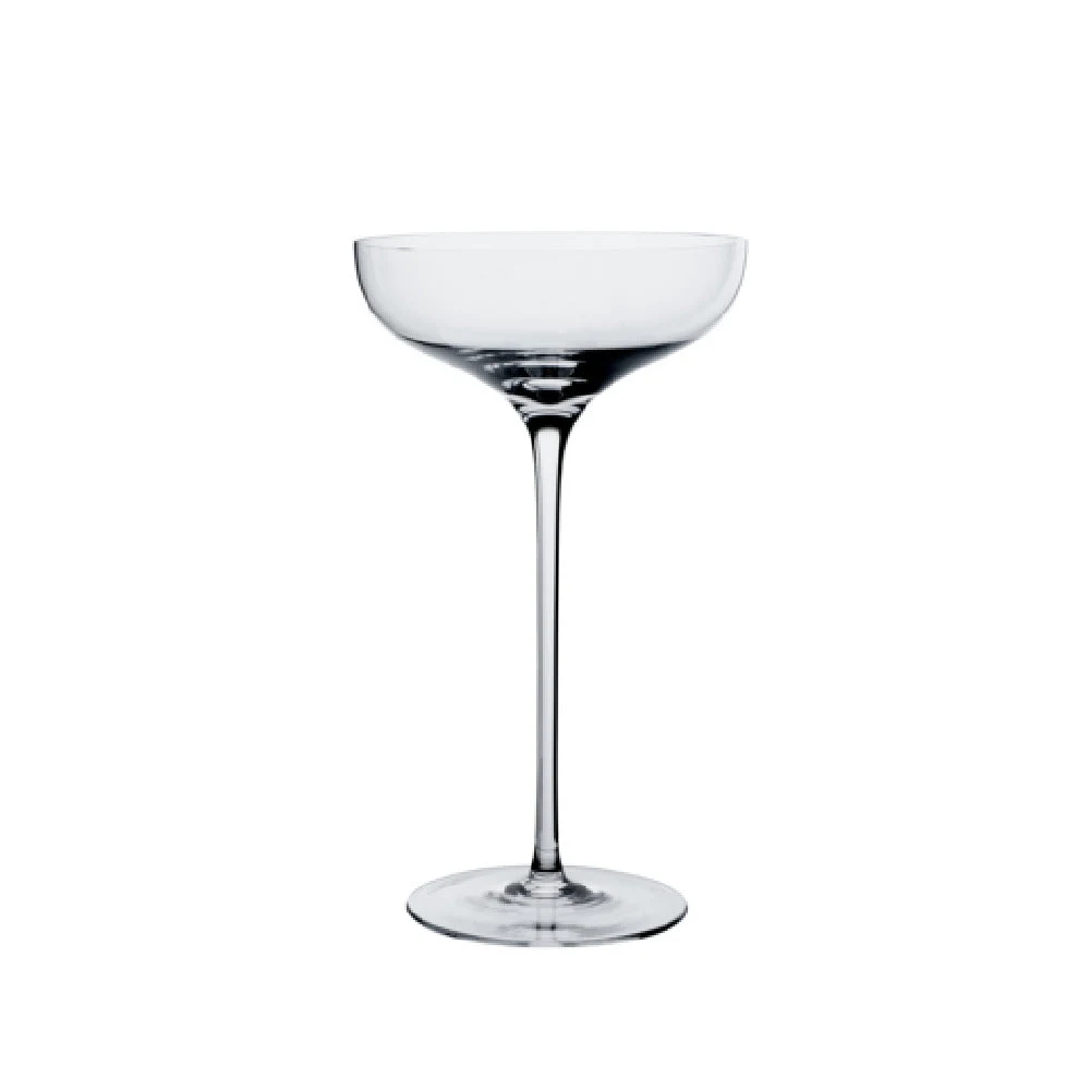 Steelite 83000WE112 9.5 Oz Long Stem Champagne Coupe Glass with Stem