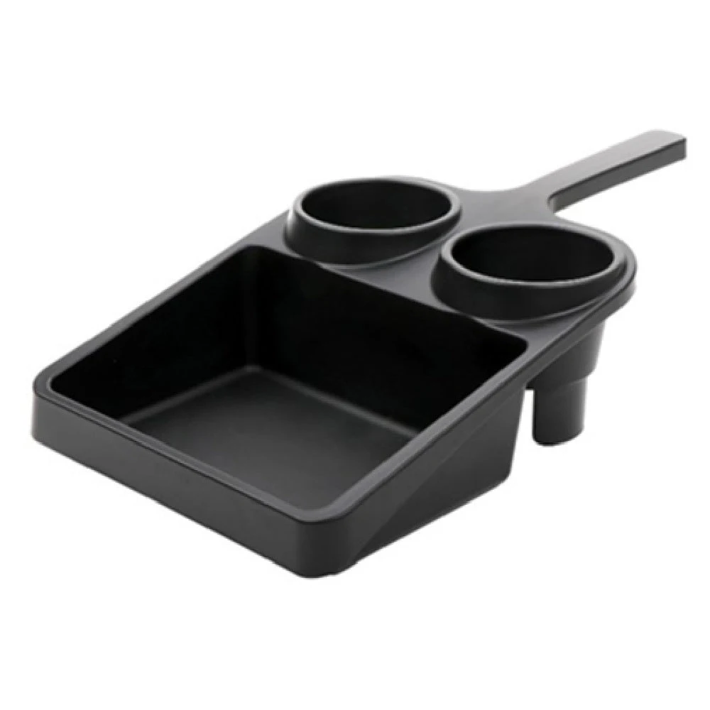 GET Enterprises WST-1-BK 16-3/4 Inch Window Service Tray Handled ABS Black