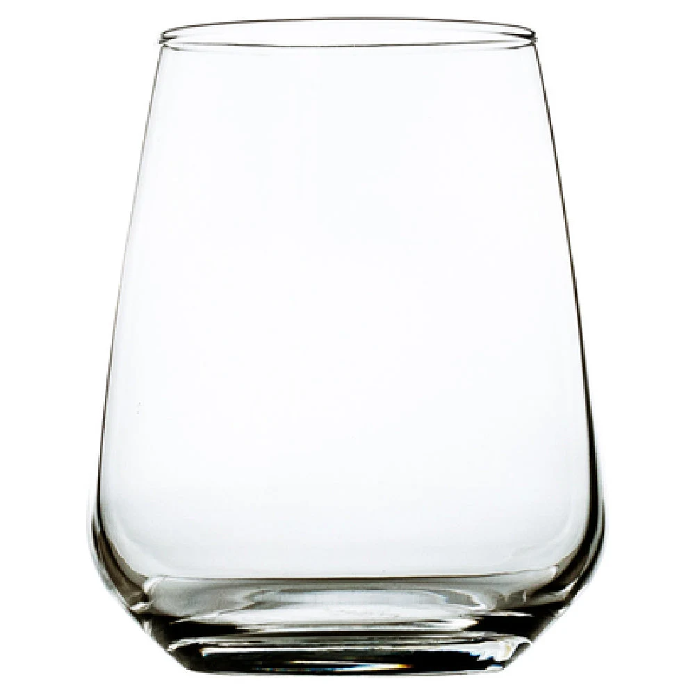 Hospitality Brands HGV1854-006 15.75 oz Clear Stemless Glass - Fully Tempered Glass
