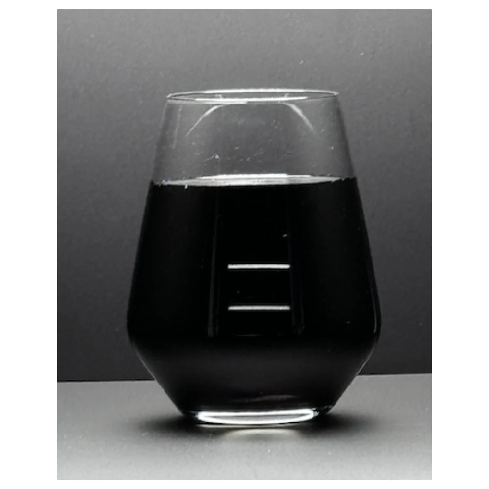 Buccaneer Container Corp 6Y9PL9318 18 Oz Stemless Wine Glass with Laser Etched Lines