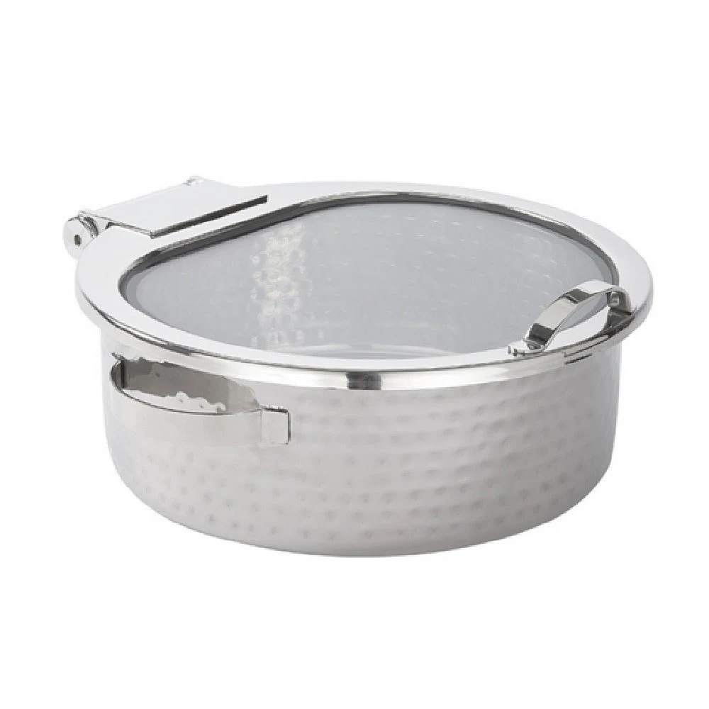 American Metalcraft SYNSRDHM16 9 Quart Hammered Stainless Steel Chafer