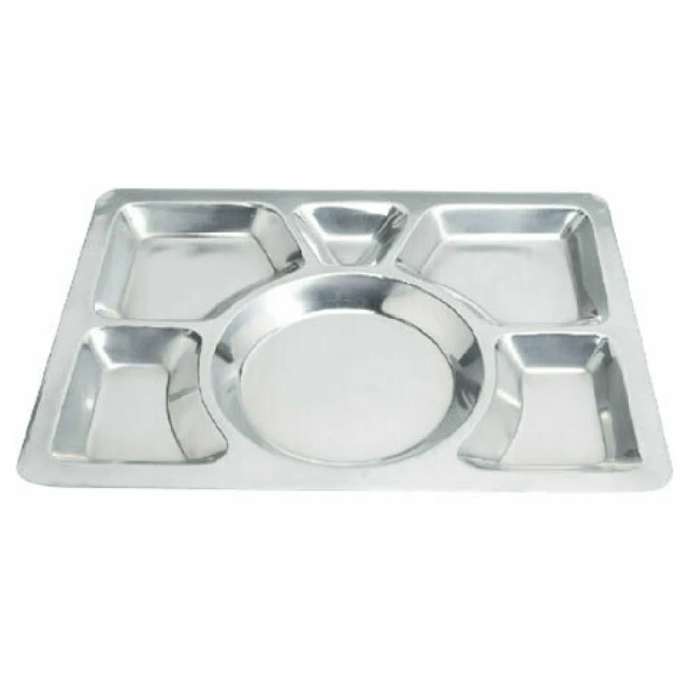 Omcan 80776 Cafeteria Tray Stainless Steel with Six Compartments