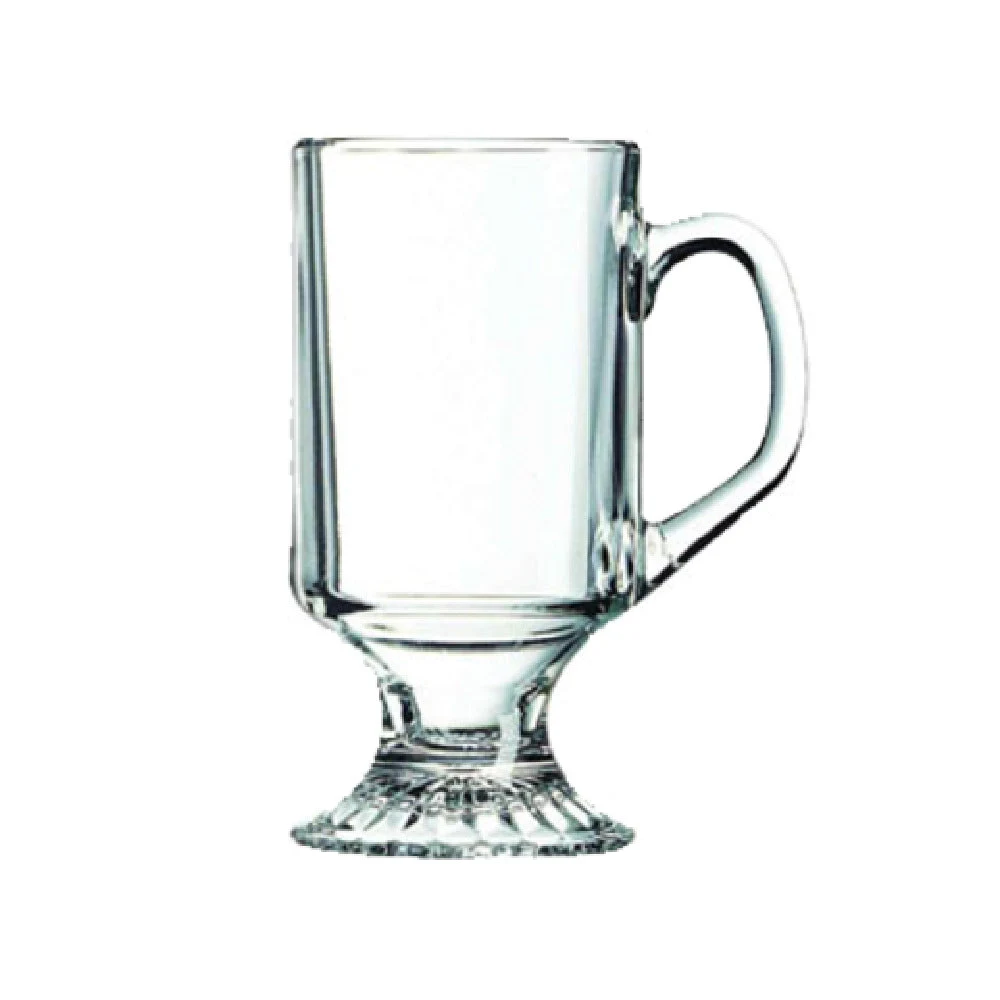 Arc Cardinal 53403 10 Oz Mug Soda Lime Glass Coffee and Dessert Case