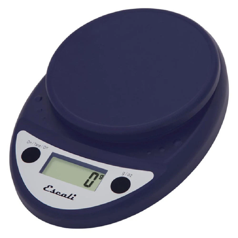 Carlisle SCDG11BLR 11 lb x 0.1 Oz Digital Scale Round Plastic Royal Blue