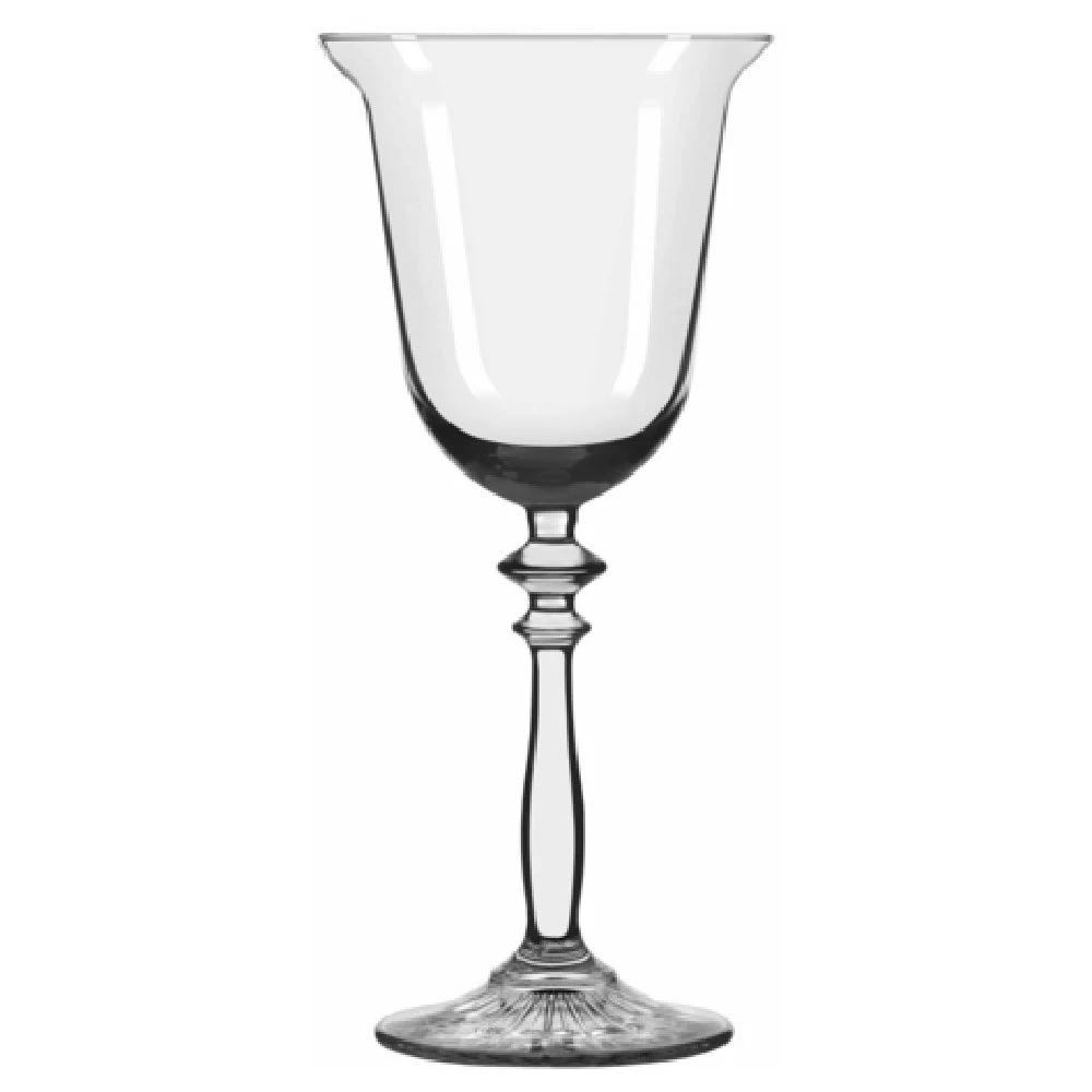 Libbey 503005 8-1/2 Oz. Glass Embossed Footplate Wine Cocktail Glass