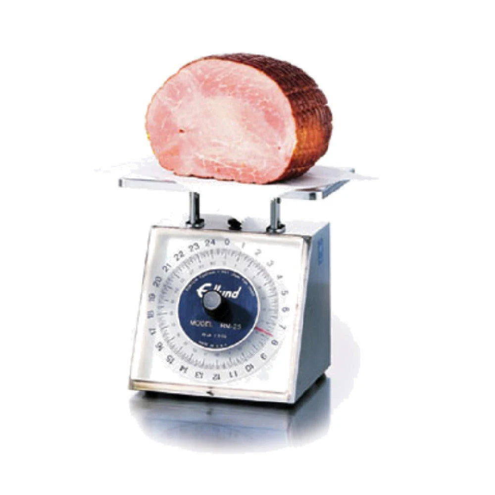 Edlund RM-25 Scale 25 lbs Stainless Steel Portion Dial Type Dishwasher Safe