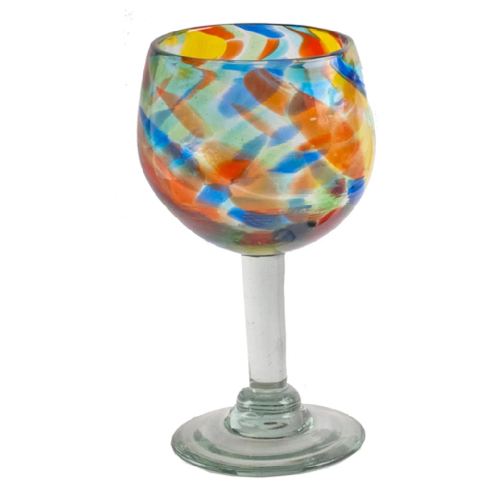 Orion Trading & Design G07-MM Confetti Wine Glass 16 Oz. 7-3/4