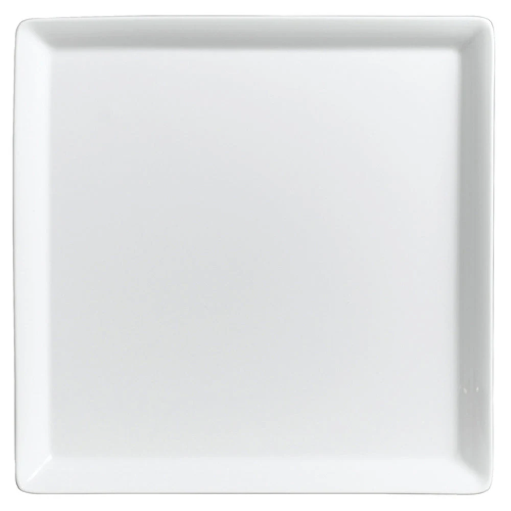 Steelite 6300P111 12.5 Inch Square Tray Cool Blue White Porcelain with Durable Design