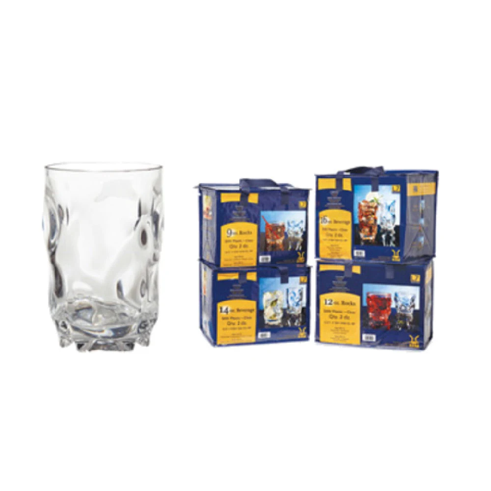 GET Enterprises SP-SW-1441-CL 14 Oz Plastic Beverage Glass Clear with NSF Approval