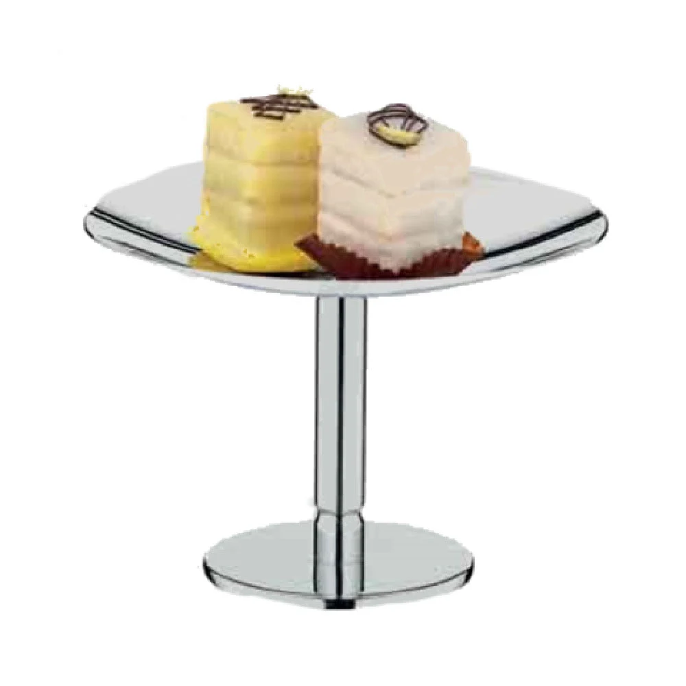 BauscherHepp 06.0475.6040 6 Inch Diameter Display Stand Stainless Steel with Satin Finish