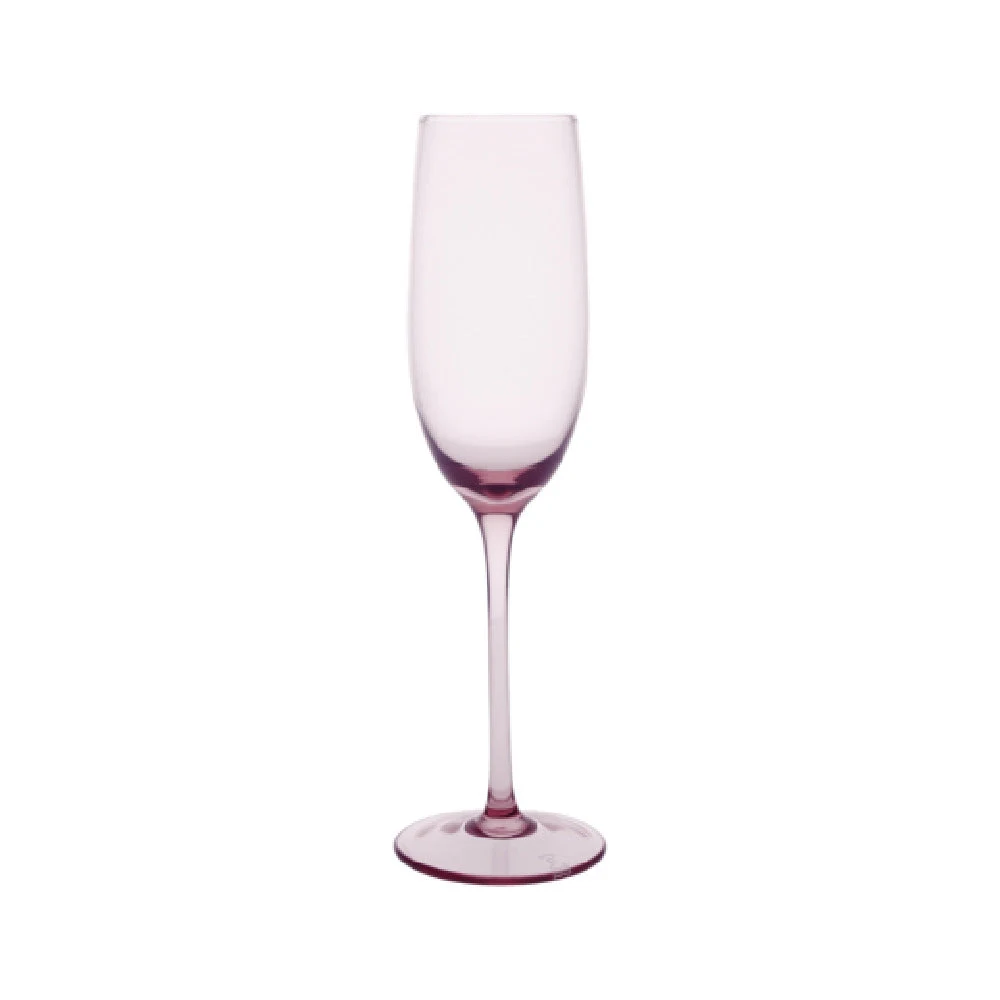 Fortessa GALA.PK.4.05 9.1 Oz. Glass Pink Flute with Dishwasher Safe Design