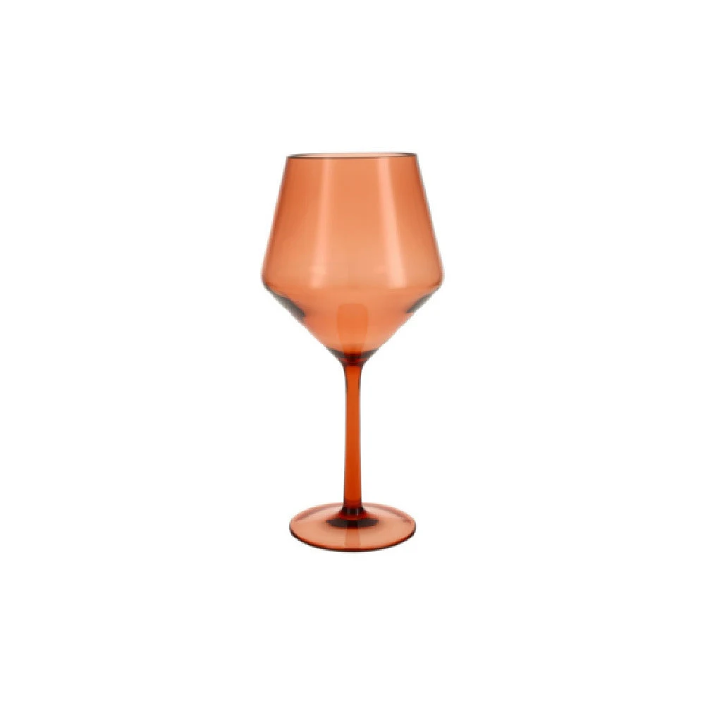 Fortessa PS.SOLE.TC.01 22 Oz Sole Cabernet Glass with Terra Cotta Finish