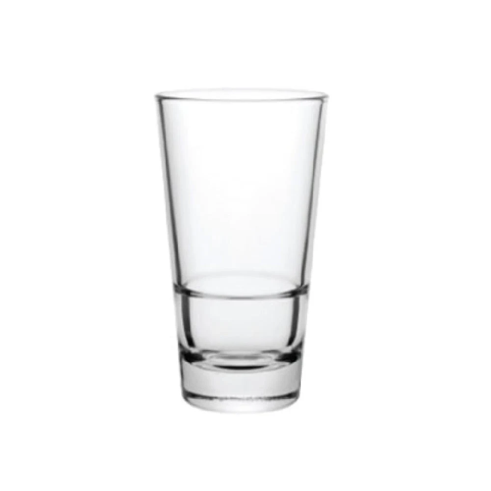 Tableware Solutions USA P G11163220 12 Oz Hi-ball Glass Conical Stackable Glass