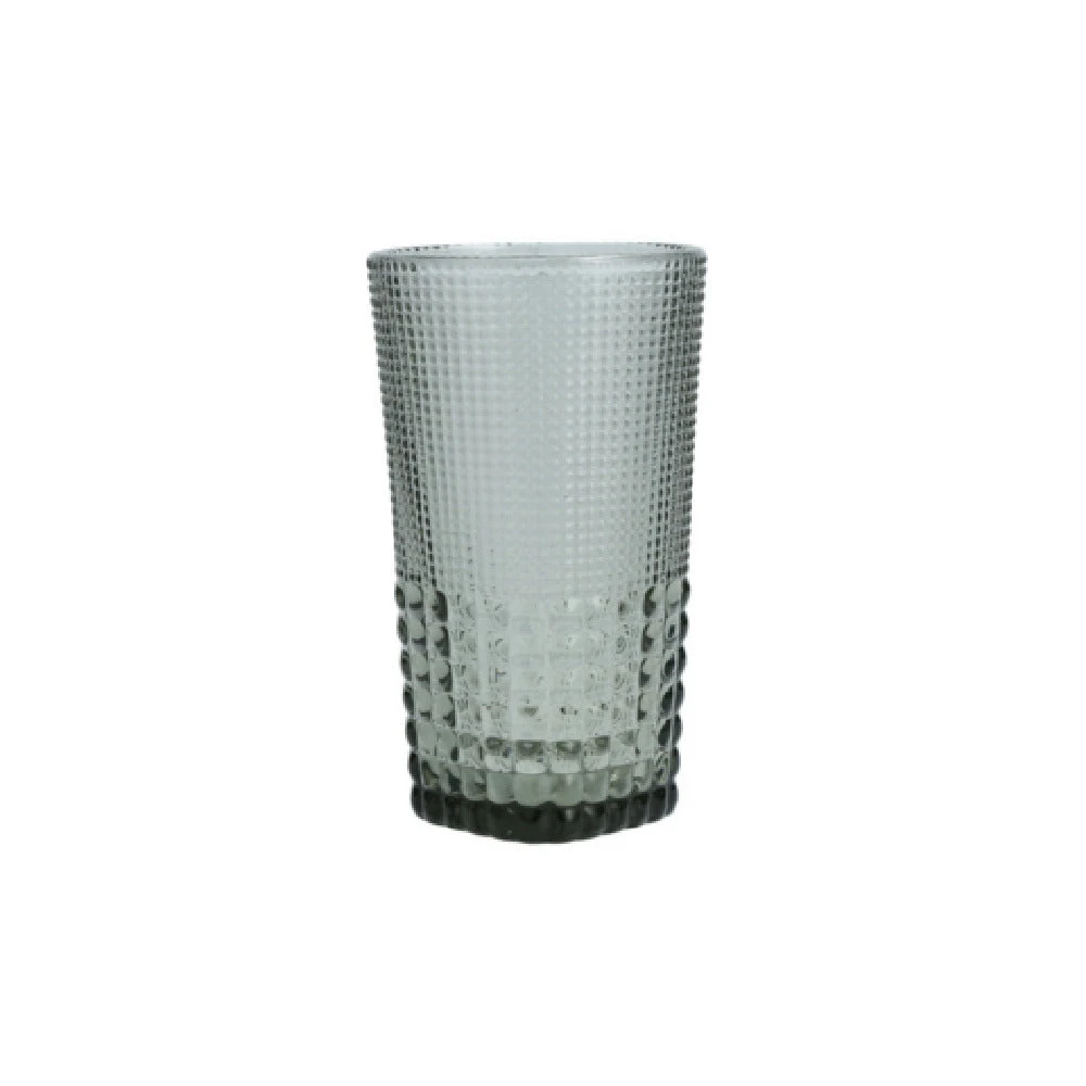 Fortessa DV.MALCOLMGY.03 15 Oz. Ice Beverage Glass Gray 24 Packs/Bundles/Cases