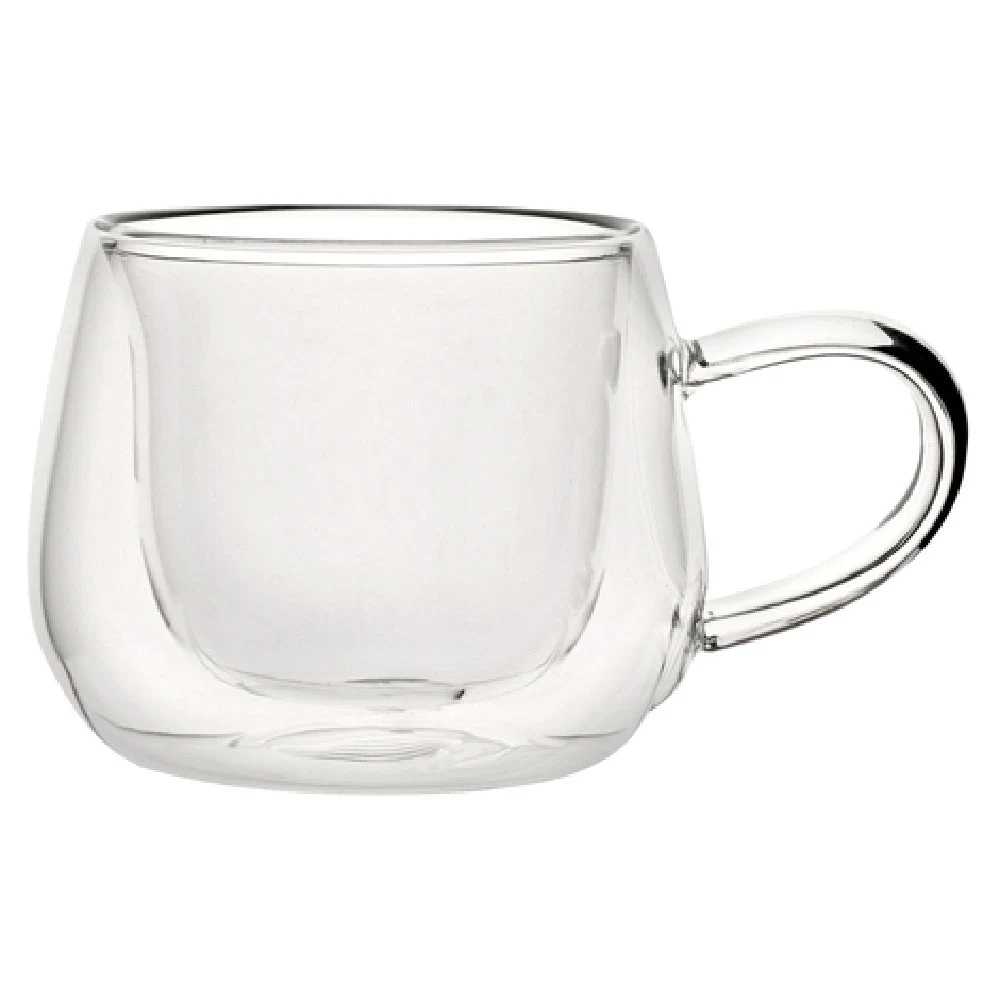 Hospitality Brands HG90254-012 3 oz Glass Double Walled Espresso Mug Clear