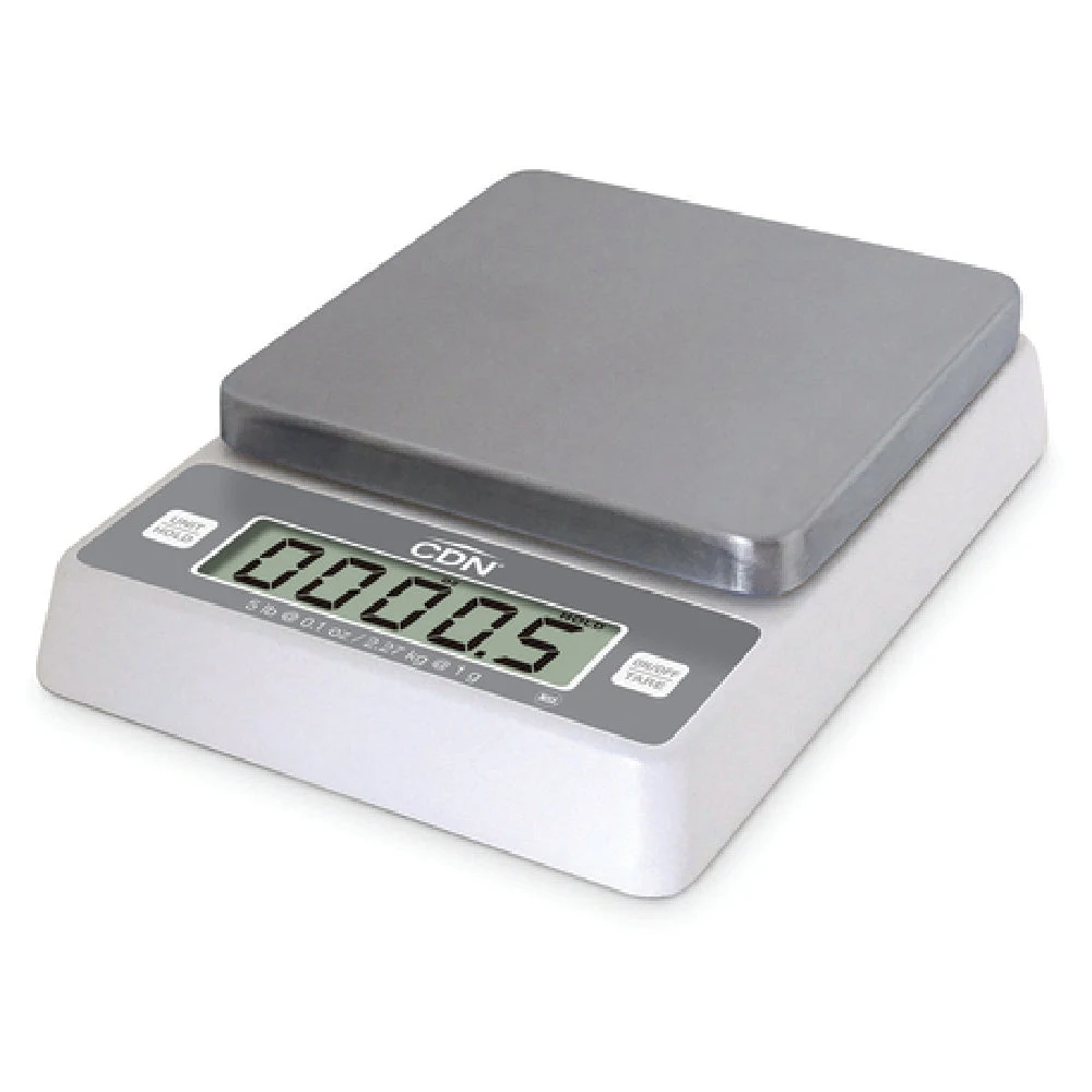 CDN SD0502 7-7/8 Inch Digital Portion Control Scale with Removable Stainless Steel Platform