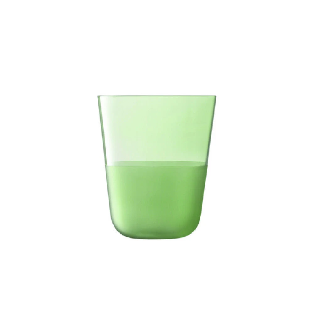 Hospitality Brands HGLAC16-002 13.25 Oz Moss Stackable Lead-free Crystal Tumbler
