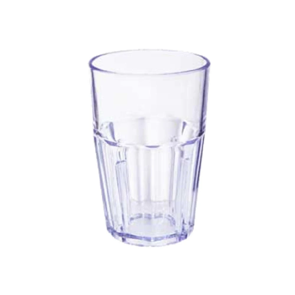 GET Enterprises 9910-1-BL 10 Oz Bahama Double Rock Tumbler Plastic BPA Free Blue