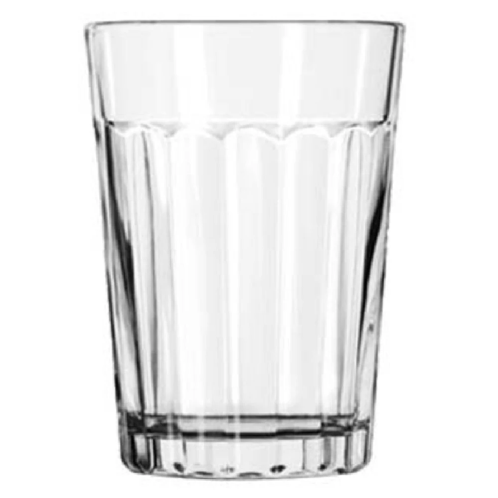 Libbey 15640 8-1/2 Oz Glass Tumbler Paneled DuraTuff Durability