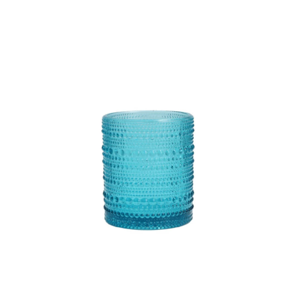 Fortessa DV.JUPITERLB.04 10 Oz Old Fashioned Glass with Lagoon Blue Finish