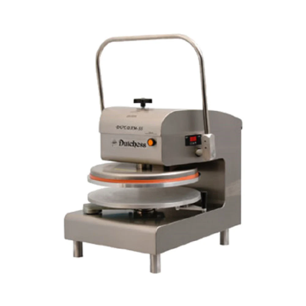 Dutchess Bakers DUT/DXE-WH 22 Inch Pizza Dough Press Electric with Uncoated Aluminum